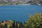 Landscape view of Bosphorus with judas trees