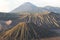 Landscape view Bromo mountain is an active volcano