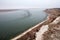 Landscape view of Cedar Bluff Reservoir