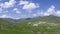 Landscape View of the City in the Mountains of Armenia. Time Lapse