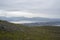 landscape view of the city of Tromso seen from Fjellheisen mountain (Norway)