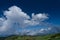 Landscape of view cloud scenery above the peak in thailand