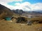 Landscape view of colorful Emerald lakes and volcanic landscape, Tongariro national park, New Zealand.