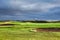 Landscape view of golf course In Iceland