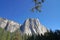 Landscape view of Half Dome Yosemite rock with summer sky at Yosemite National Park Wawona Rd, California, USA - Park and Camping