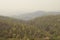 Landscape view of hill slope at ajodhya hill from upper dam, purulia