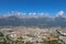 Landscape view of the Innsbruck city in Austria