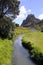 Landscape view of KareKare stream New Zealand