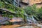 Landscape view of Katoomba Falls Blue Mountains New South Wales