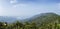 Landscape view on Khao Ra mountain - the highest mountain on Koh Phangan island,Thailand