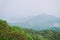 Landscape view on Khao Ra mountain - the highest mountain on Koh Phangan island,Thailand