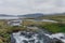 landscape view of Kirkjufellsfoss In the daytime in iceland