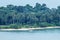 Landscape view of Koh Mun Nai from Kai bae viewpoint at Koh Chang island , Trat Thailand