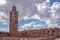 Landscape view of the Koutoubia mosque.