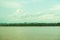 Landscape view of Mekong river