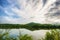 Landscape view of Milton Lake in Oak Ridge Tennessee