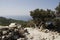 Landscape view from monolithos castle