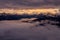 Landscape view of mountain range at sunrise, Mount Fairview, Canada