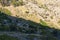 Landscape view from mountains above Ivan Dolac on Hvar island