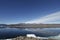 Landscape view of mountains from the community of Qikiqtarjuaq, Broughton Island