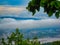 Landscape view of mountains full of clouds in haridwar india, mountains view from a hight