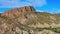 Landscape view of the mountains of Ojos in Valley of Ricote, Murcia Spain