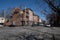 Landscape view of Newburgh`s historic Liberty Street Business corridor, lined with trendy