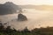 Landscape view of Phu langka lang ka mountain in morning time