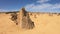 Landscape view of the Pinnacles desert Western Australia