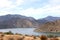 Landscape view of Pyramid Lake in California