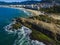 Landscape view of Rio de Janeiro with the Arpoador and Ipanema beach, Brazil.