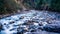 Landscape view of river Dudh Koshi.