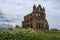 Landscape with a view of the ruins of Whitby Abbey