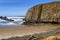 Landscape view of Seal Rock Beach on the Oregon Coast