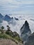 Landscape view of Serra dos OrgÃ£os Montains state Park, Terezopolis Petropolis, Rio de Janeiro Brazil