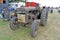 Landscape view of a small steam engine at the Wield of Kent steam Rally