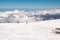 Landscape view of snow-capped hillside Mount Elbrus