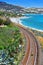 Landscape view of the southern coast of Calabria, Italy