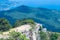 Landscape view of southern Crimea coastline from Ai-Petri mountain