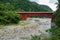 Landscape View in Taroko red bridge, Taroko national park, Hualien, Taiwan