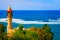 Landscape view from Tel Aviv coastline, Israel