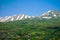 Landscape view to mountains and Kadisha Valley aka Holy Valley , Lebanon