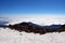 The landscape view from top of Mount Sabalan Volcano , Iran