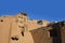 Landscape view traditional red clay houses at desert mountain village of Abyaneh county of Natanz Isfahan in Iran