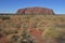 Landscape view of Uluru Ayers Rock in Uluru-Kata Tjuta National Park Landscape view of Uluru-Kata Tjuta National Park Northern