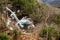 Landscape view of the Upper Falls at Kaaterskill Falls