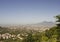 Landscape view of the Vesuvio and neapolitan coast