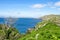 Landscape view in West Kerry, Beara peninsula in Ireland