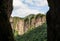 Landscape viewed from the Guanyin Cave in the Lingfeng Area of Mount Yandang in Yueqing, Zhejiang