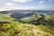 Landscape viewpoint with lakes in Sao Miguel island. Azores. Portugal